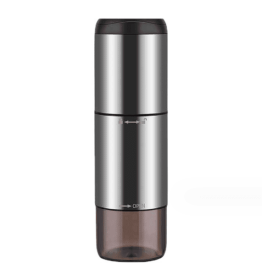 Wireless charging coffee grinder (800 mAh lithium capacity, non-segment fine tuning, strong power, coffee bean capacity 12g, 25 cups / time, mini car