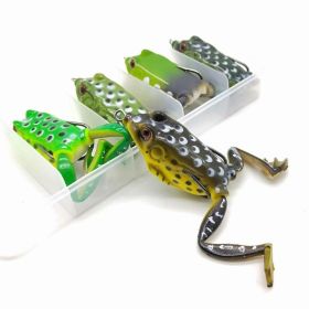 5 Pcs Frog Fishing Lures Kit Soft Bionic Fishing Lure